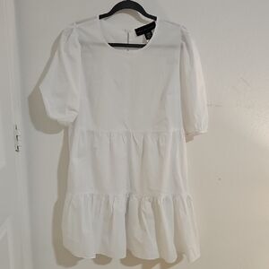 Elegant White Mini Dress